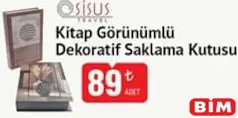 SİSUS KİTAP GÖRÜNÜMLÜ DEKORATİF SAKLAMA KUTUSU 4'LÜ fiyat ve kampanya bilgisi